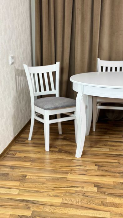 Комплект обеденный стол и стулья. Кухонний стіл та стільці. Стол Стул