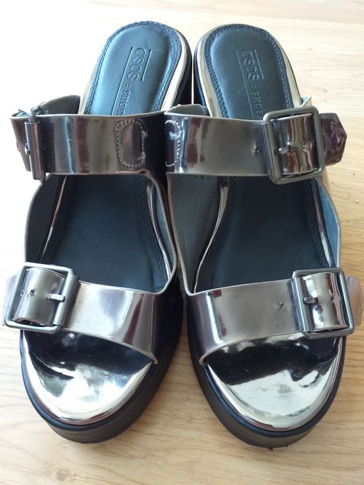 Srebrne klapki asos " 5 "