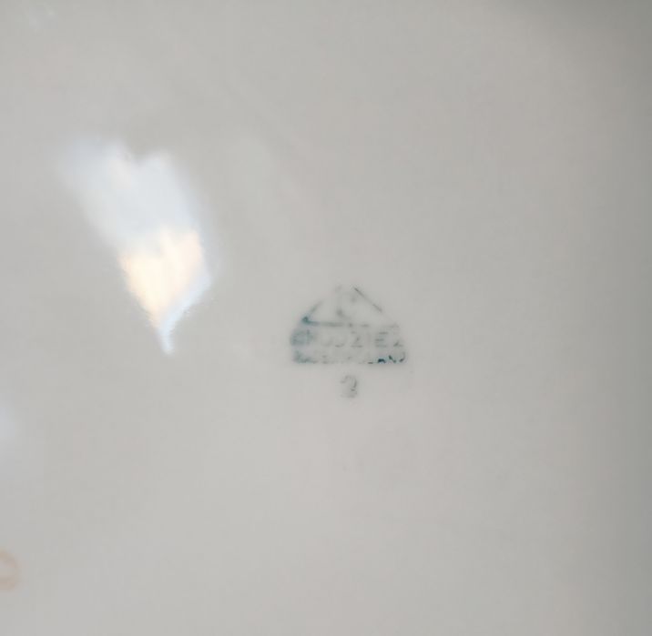 Talerz obiadowy płaski Chodzież porcelana