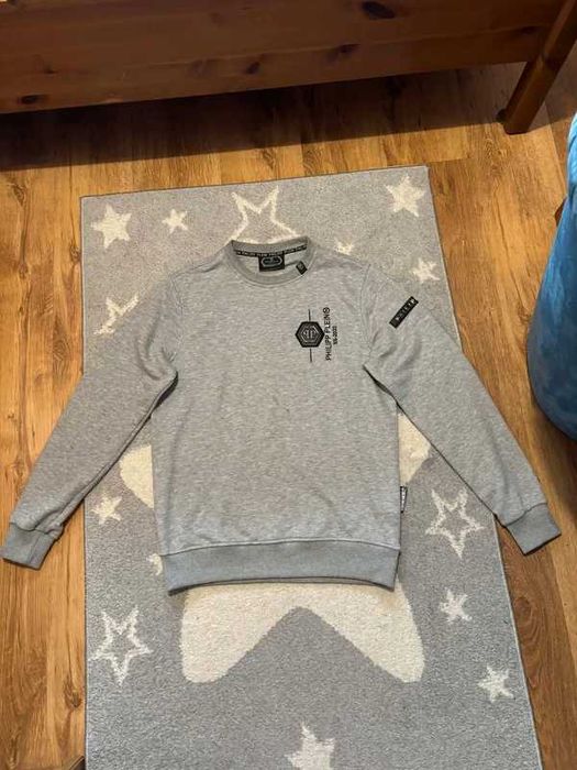 Bluza Crewneck Philipp Plein boxy oversize swag oversize drip skull