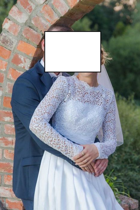 suknia ślubna welony bolerko