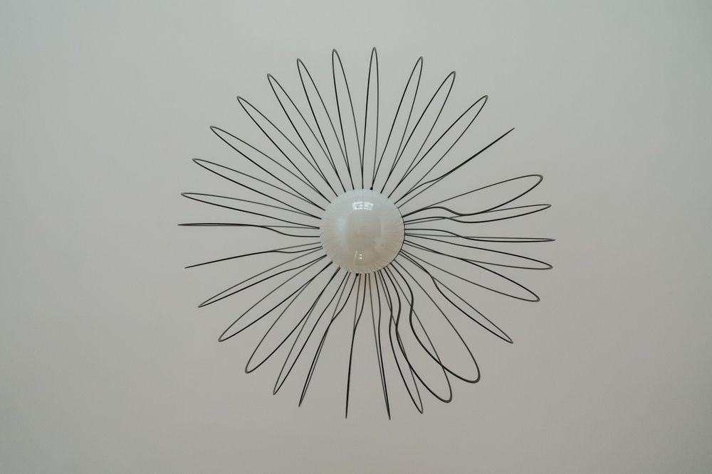 Candeeiro de teto suspenso preto – design moderno/industrial