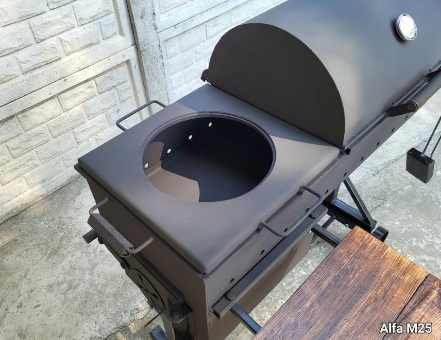 Від Заводу! Мангал 3в1 - Коптильня, Смокер, Барбекю и Піч під Казан