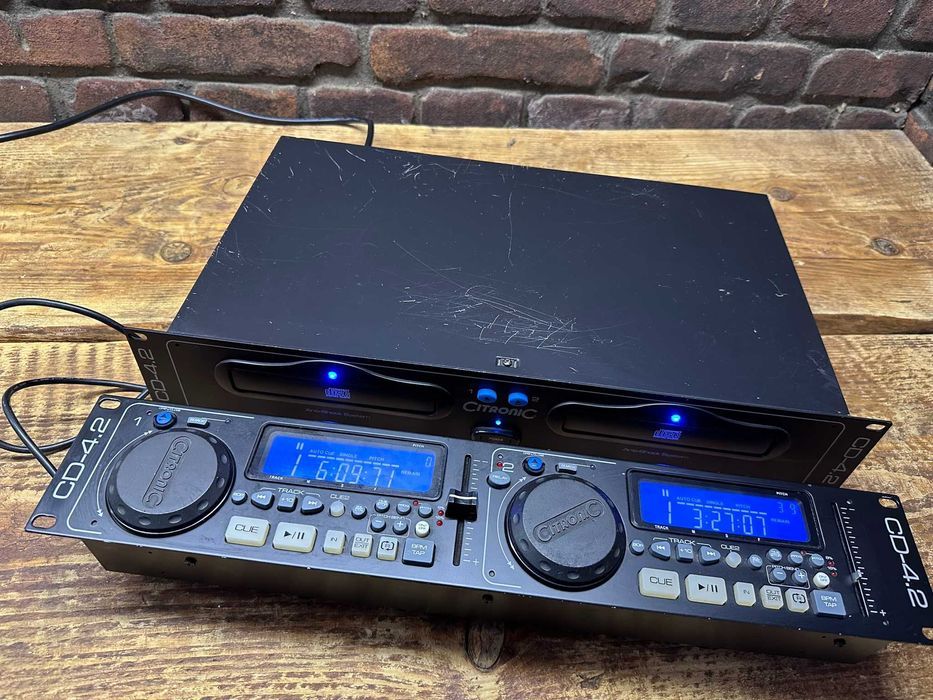 Odtwarzacz mikser DJ dwie płyty CD 4.2