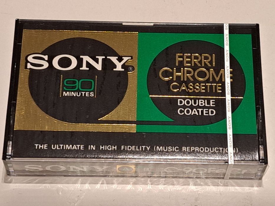Kaseta SONY FeCr 90 NOS 1976-78 FERRI CHROME