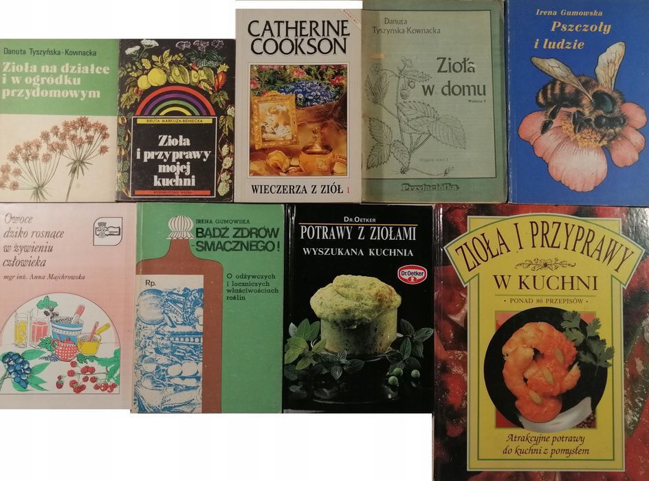 9x zioła w domu przyprawy w kuchni i na działce potrawy z ziołami