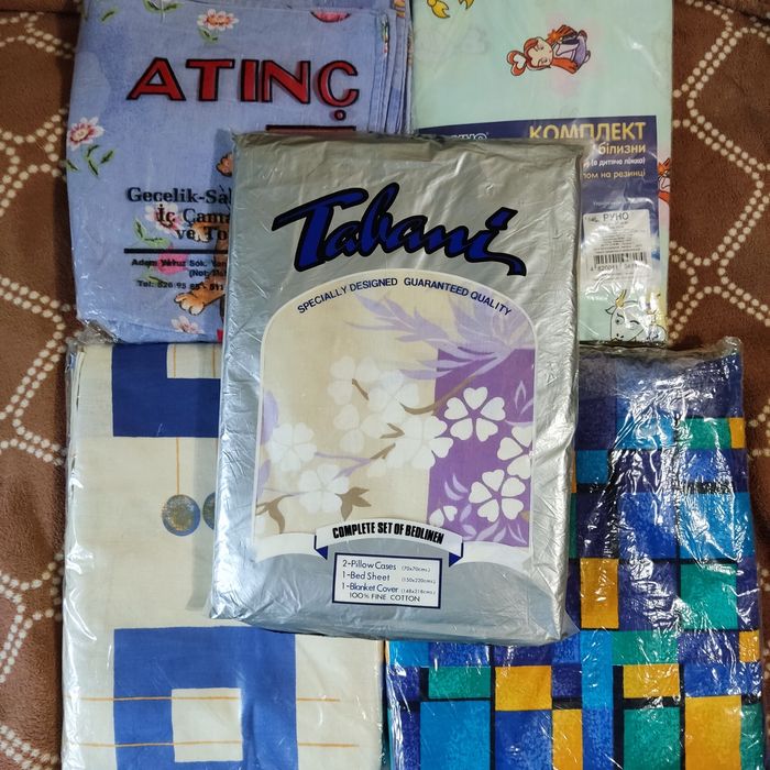 Комплекти постільної білизни бязь полуторний