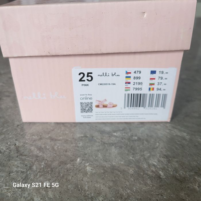 Босоніжки для дівчинки nelli blu 15,5см