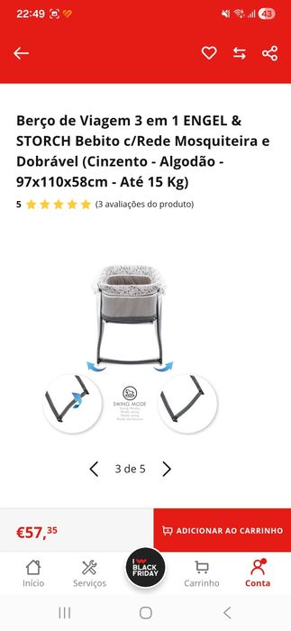 Berço de bebé viagem