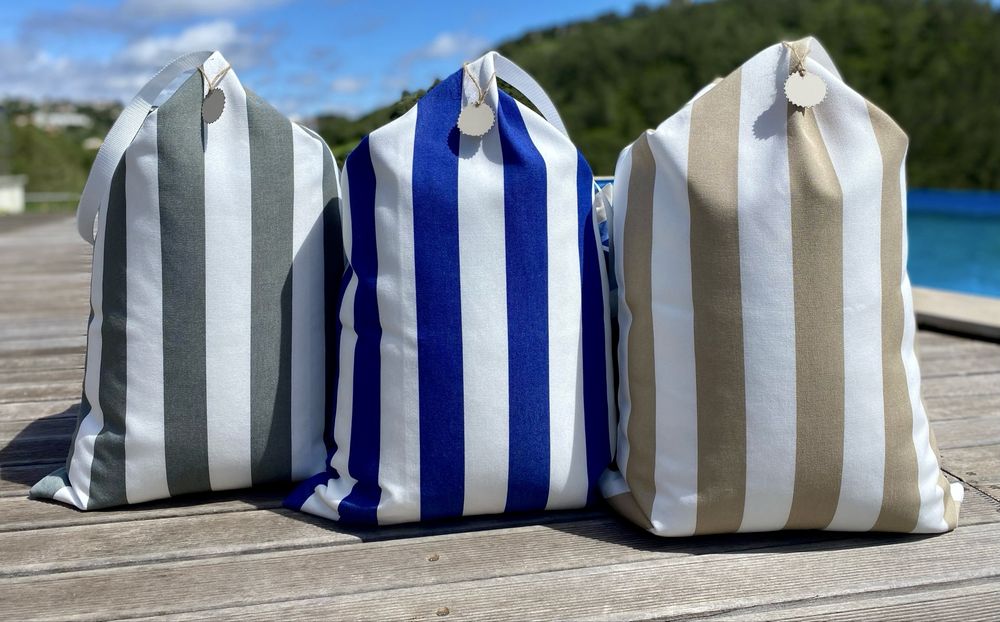 Almofada / Puff de Praia, Piscina, Campo, Casa… - ENTREGA IMEDIATA