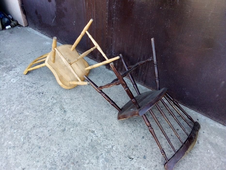 Stare Krzesło Drewniane Patyczak PRL Thonet Aga Jar Gięte Typ 233