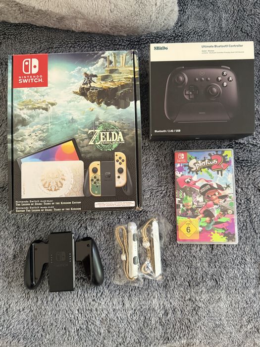 Nintendo Switch Oled V2 |PicoFly|Zelda Edition|Full Zestaw