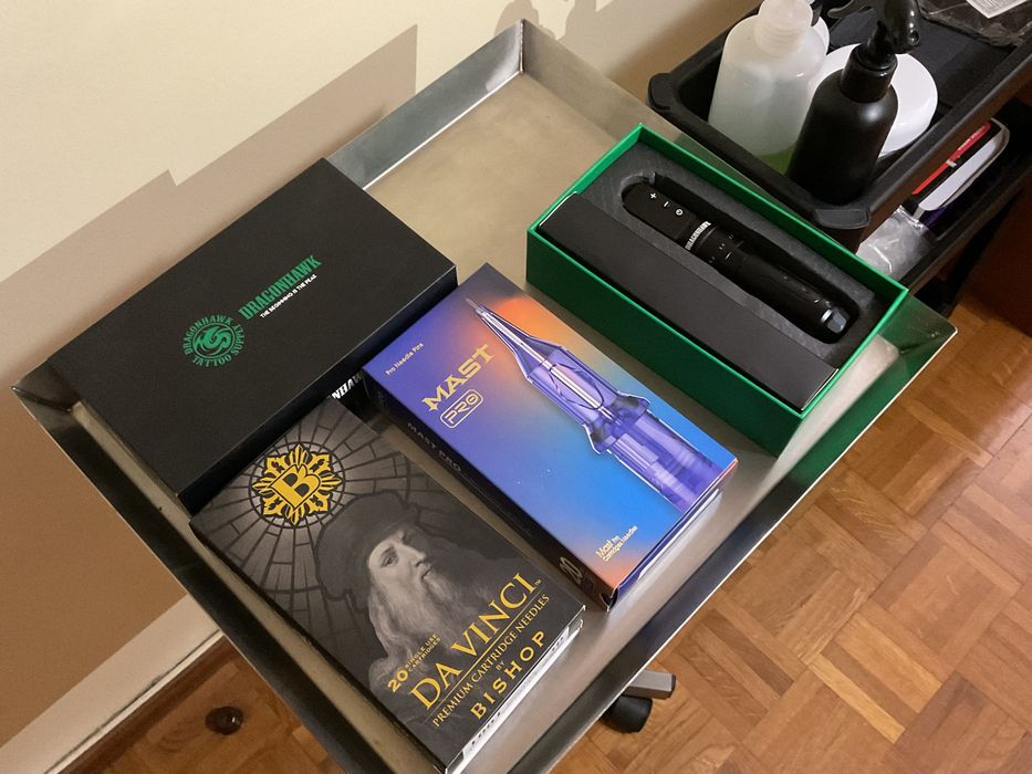 Kit de tatuagem completo novo