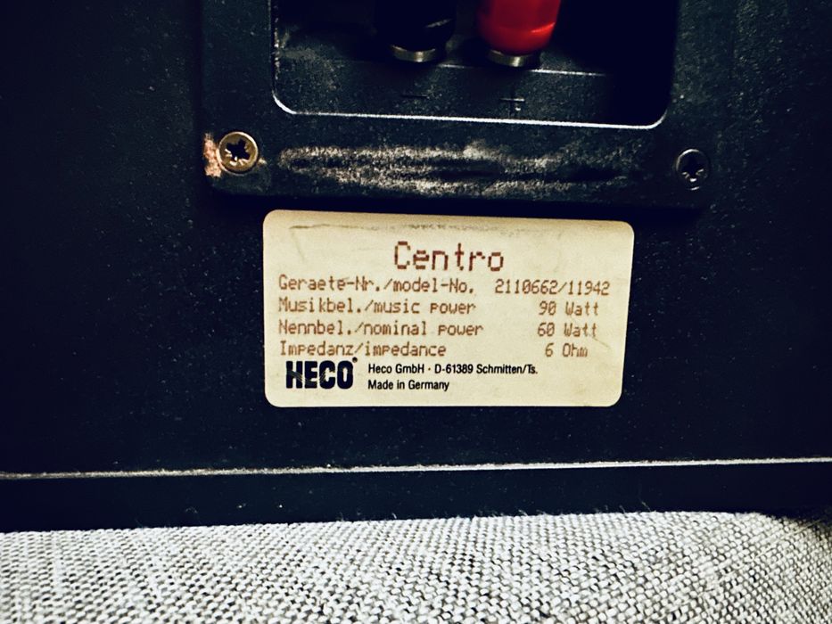Głośnik centralny HECO