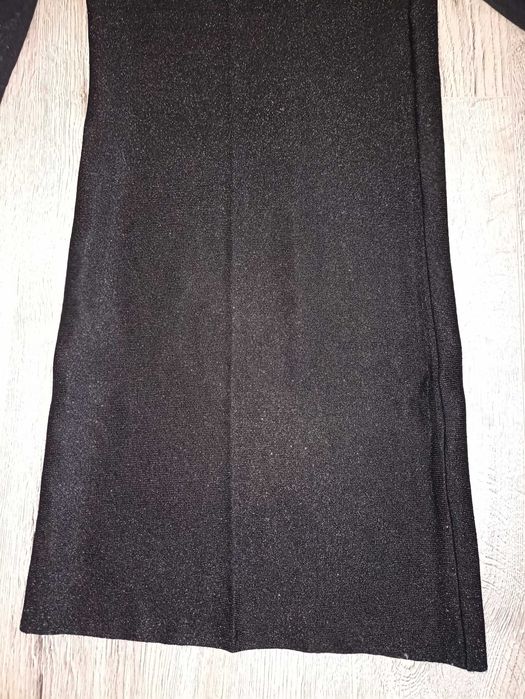 Sukienka wizytowa jak nowa brokatowa siatka