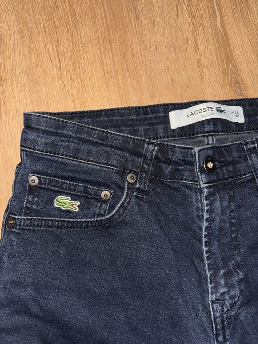 Джинсы темно-синие Lacoste