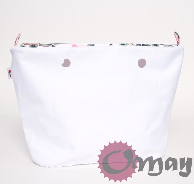 organizer do OBAG STANDARD kwiaty róże dzikie KHAKI 2 kieszenie OMAY