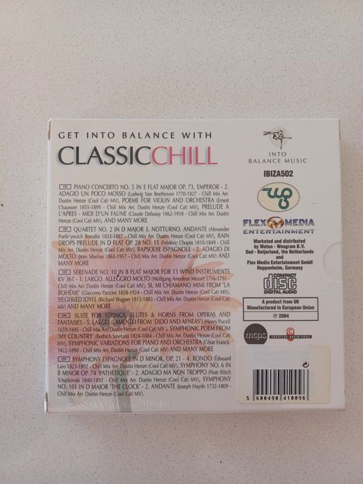 Caixa 5 Cd's ClassicChill