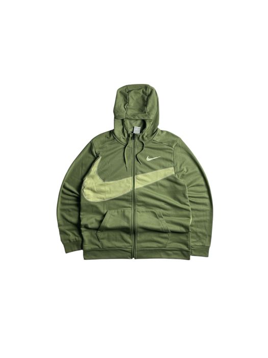 Nike Dri FIT Fitness Zip Hoodie Big Swoosh зіп худі найк