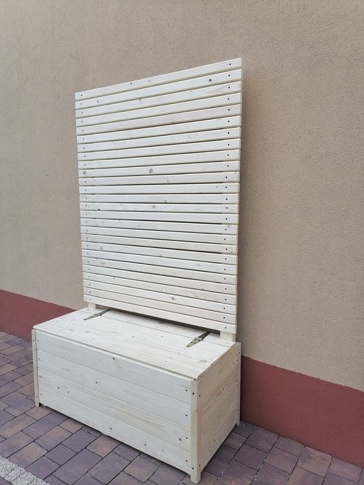 Skrzynia siedzisko zasłona