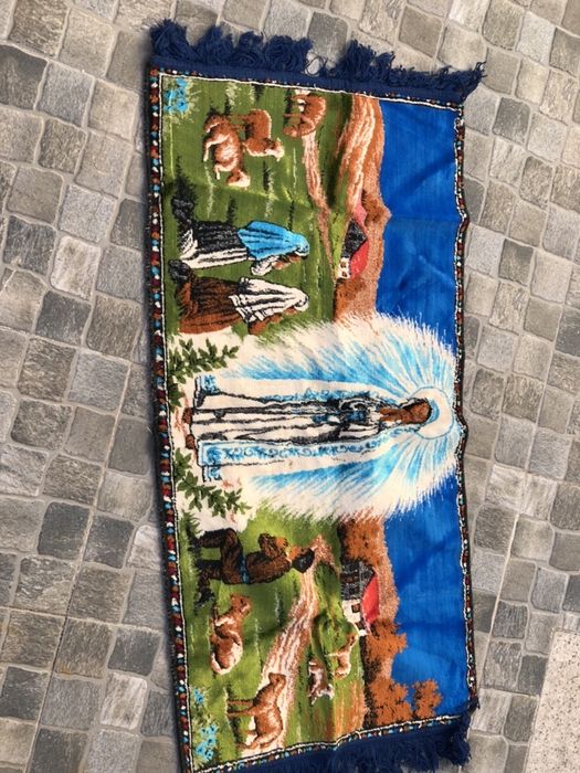Tapete decorativo nossa senhora e pastorinhos