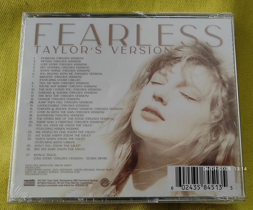 Taylor Swift - Fearless 2CD Taylor's Version