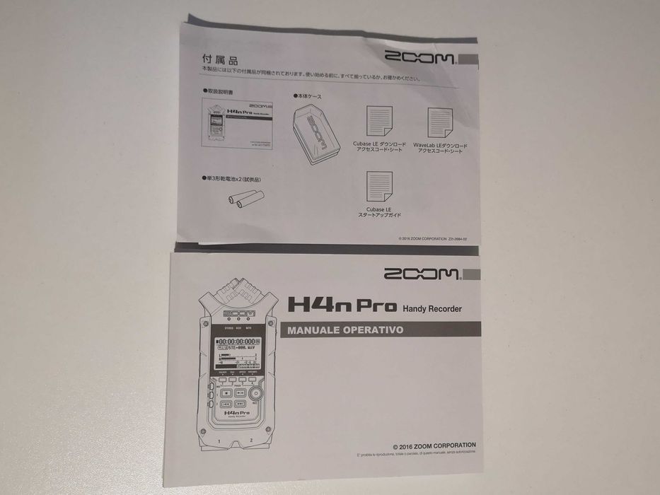 Gravador Zoom H4n Pro (com Cartão SD e Windshield)