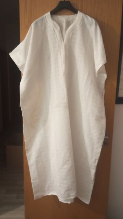 Veste islâmica muçulmana para homens, vestido de manga comprida, vesti