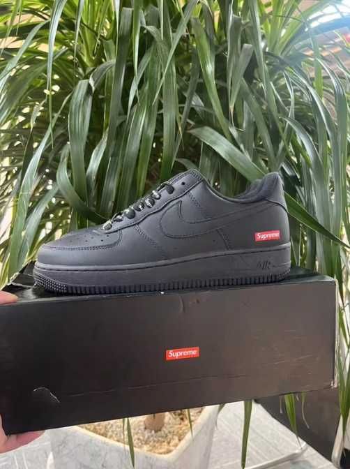 "Buty Trampki" Nike_Air_Force_1_Low_Supreme_Black r.41