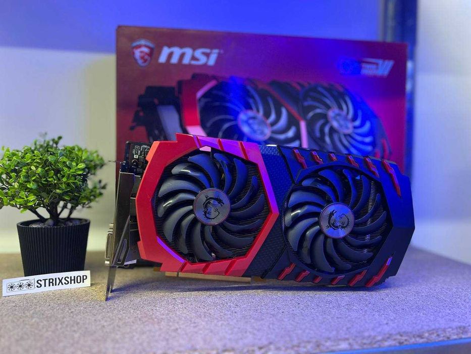 Відеокарта MSI Radeon RX 480 GAMING X 8G Б/в + Гарантія 3 місяці!
