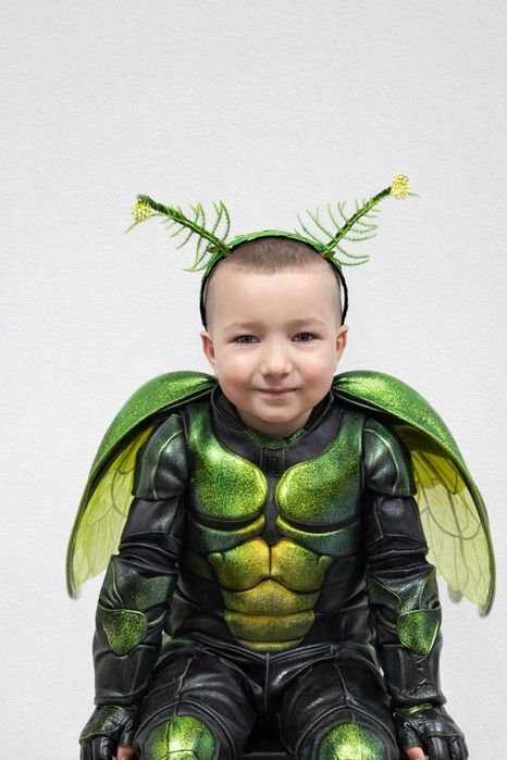 Обруч зелений жучок метелик для хлопчика чи дівчинки