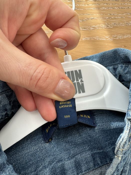 Джинсовое платье RL 100 см 3 г