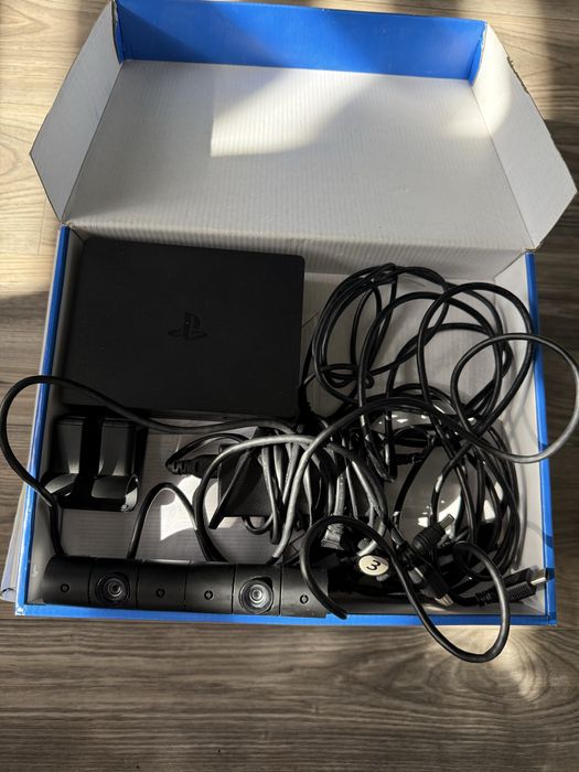 PlayStation VR (PS VR) V z kamerą i okablowaniem - Kompletny zestaw!