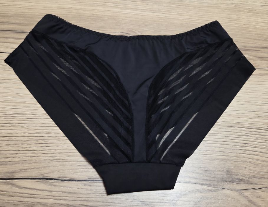 Majtki Damskie Czarne 4XL