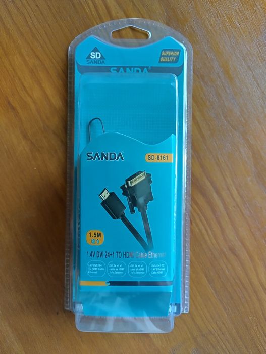 Cabo DVI - HDMI  1.5M - Como Novo
