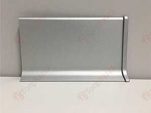 Алюмінієвий плінтус накладний 40, 60, 80, 100 мм Доставка по Україні