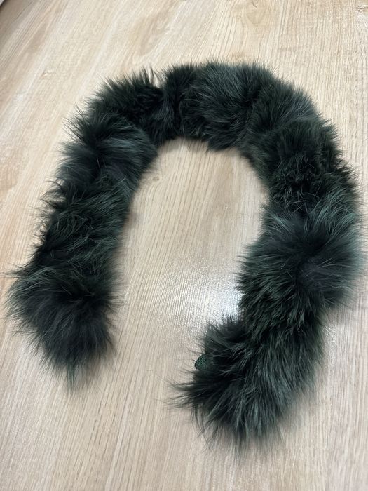 Kołnierz futrzany z lisa, futro naturalne lis