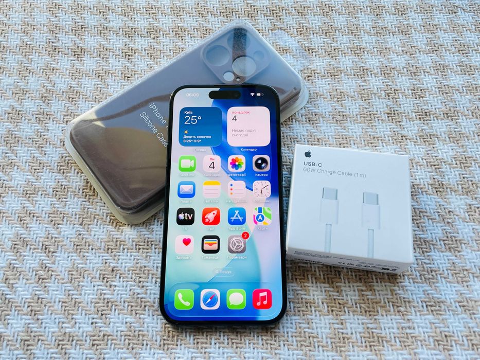 ‼️IPHONE 15 PRO 128GB Blue Titanium NEVERLOCK ( 74933)