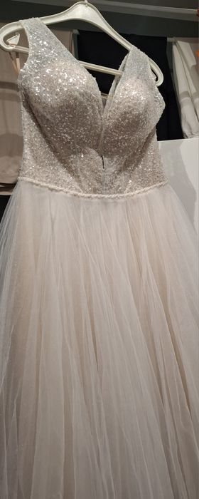 Suknia ślubna księżniczka,  ivory