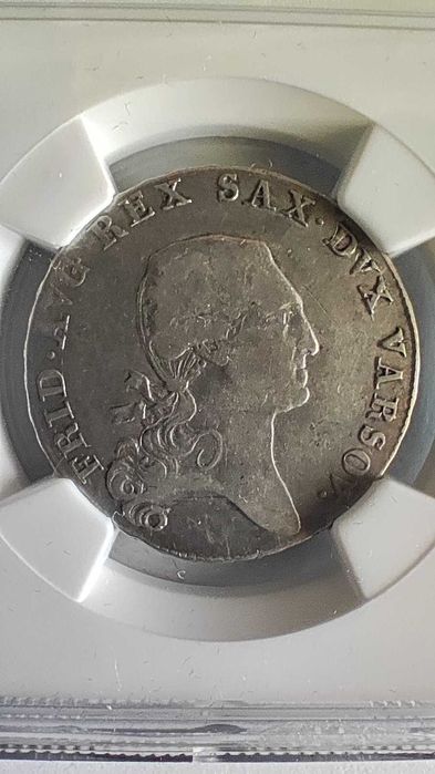 Moneta w gradingu: 1/3 talara 1811, Księstwo Warszawskie, NGC VF DETAILS
