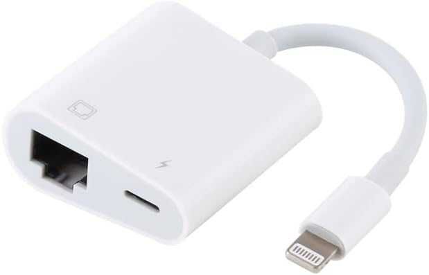 Adapter Przejściówka Kabel Lightning Ethernet Rj45 LAN iPhone iPad