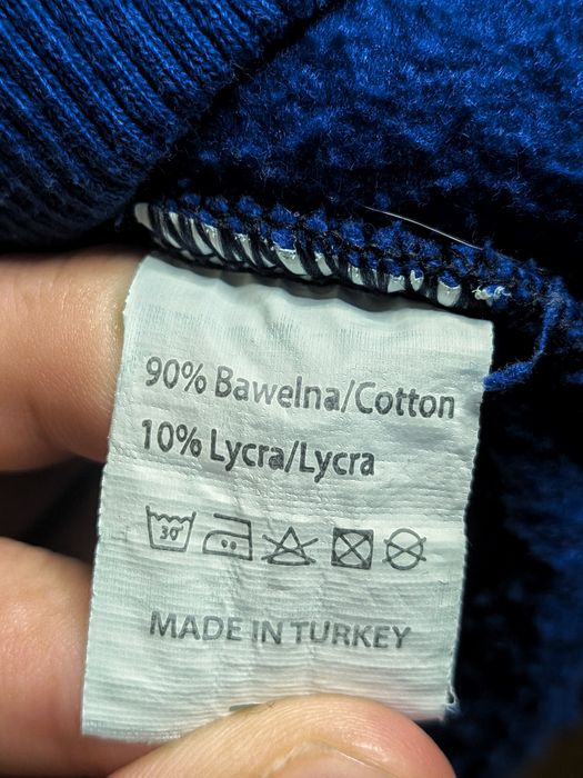 niebieska bluza z kapturem M  stan bardzo dobry