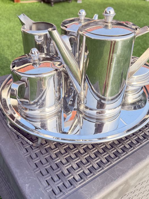 Conjunto de cha de inox