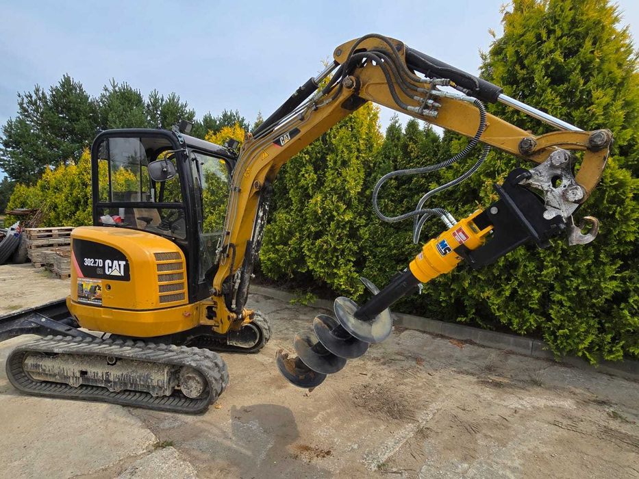 Wiertnica hydrauliczna do minikoparki KINGER ED MINI 0,8-2t GW 2 lata
