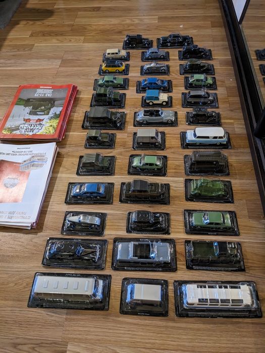 Автолегенды СССР коллекция модели авто колекція автівок