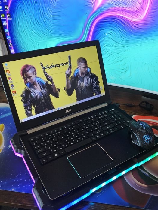 Ігровий ноутбук Acer Aspire / Radeon RX 540 2GB / SSD+HDD
