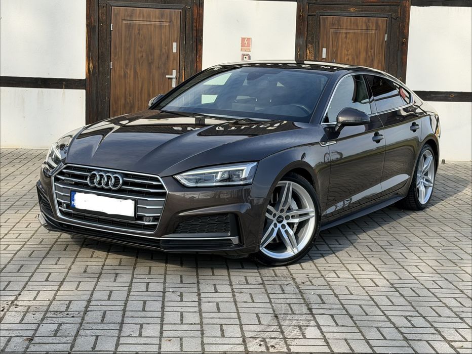 Audi A5 3.0TDi V6 286 koni Quattro 2018r. Virtual B&O S-line