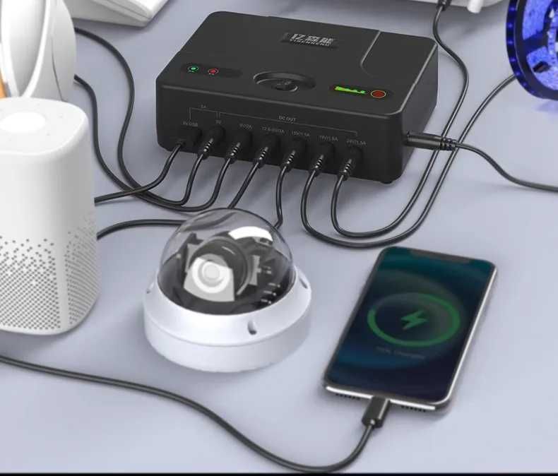 Повербанк 150W 42000 мАч/ 24В 19В 15В 12В 9В 5В безперебійне живлення