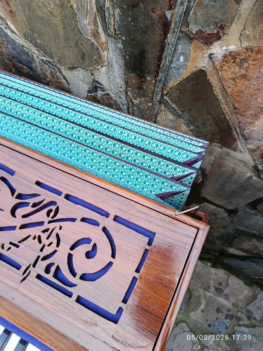 Harmônio Bájá Índia Anos 60 Funciona na Perfeição Som Incrível