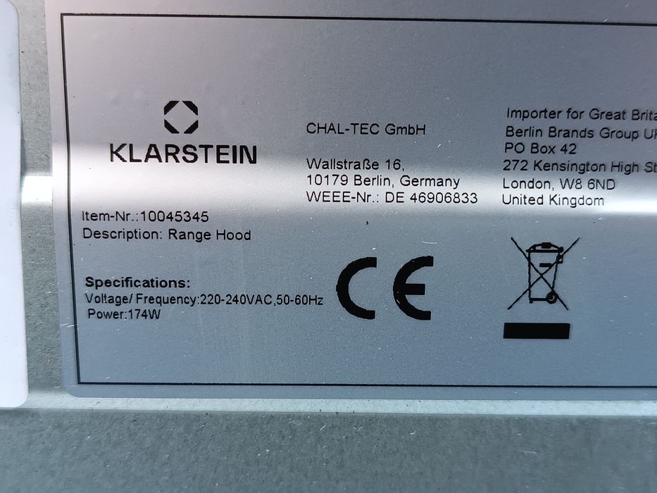 Elektronika sterująca sterowniki do okapów Klarstein plus okablowanie